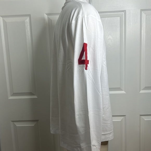 Polo by Ralph Lauren White 4 Large Horse Long Sleeve Polo New - Picture 3 of 6